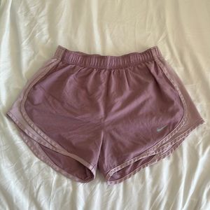Purple Nike Women's Tempo Brief-Lined Running Shorts